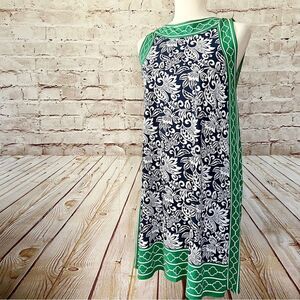 Max Studio sleeveless jersey shift dress preppy